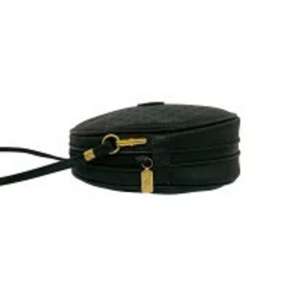Gucci GG Leather Shoulder Bag Pouch Clutch Sacoche Black - Picture 5 of 10